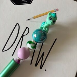 My Little Pony: Thunder Flap handmade beaded pen